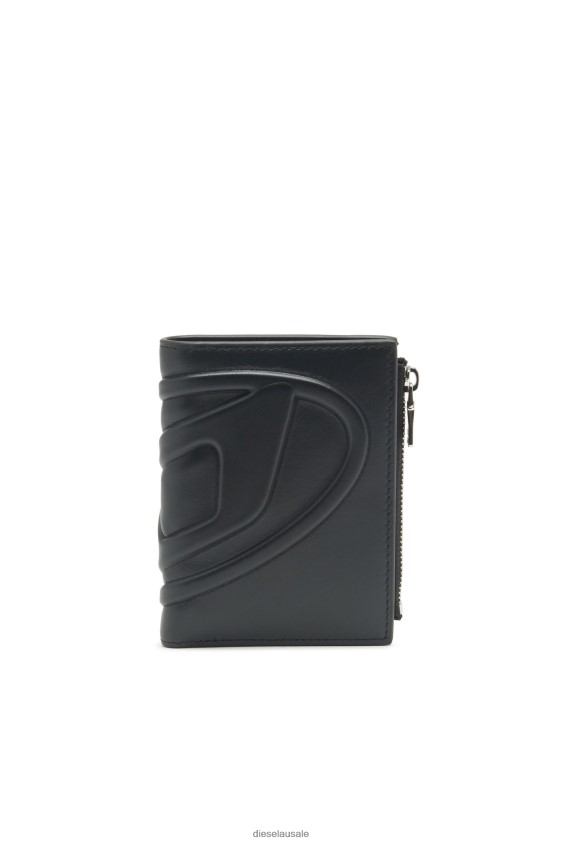 Diesel bi-fold zip Accessory Black Men 2XT44N620