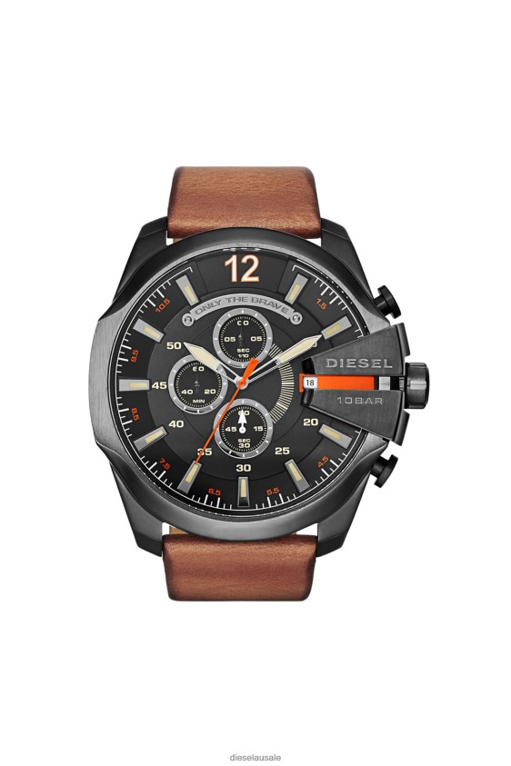 Diesel dz4343 mega chief Accessory Brown Men 2XT44N683