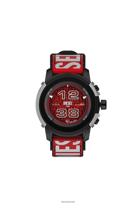 Diesel dzt2041 Accessory Black/Red Men 2XT44N666