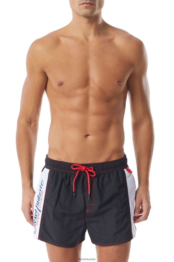 Diesel bmbx-caybay short calzoncini Apparel Black Men 2XT44N465