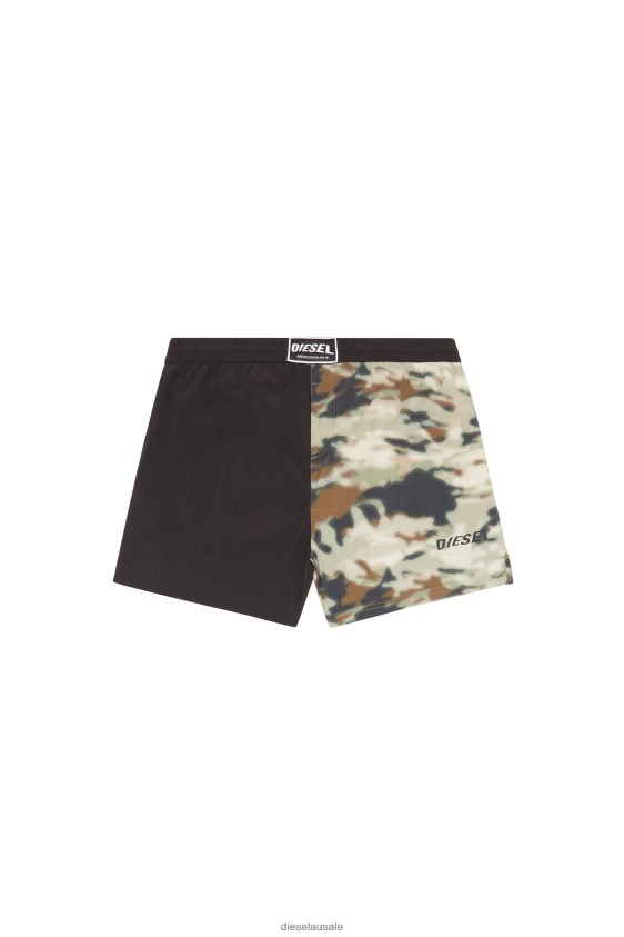 Diesel bmbx-nico Apparel Black/Brown Men 2XT44N475