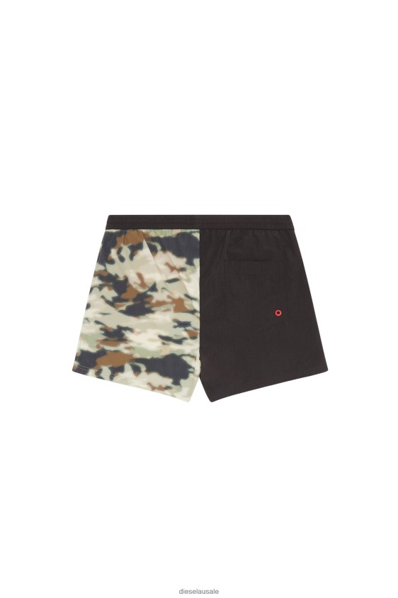 Diesel bmbx-nico Apparel Black/Brown Men 2XT44N475