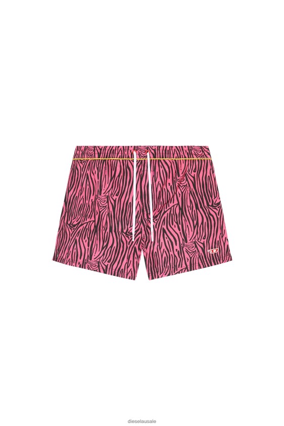 Diesel bmbx-nico Apparel Black/Pink Men 2XT44N464