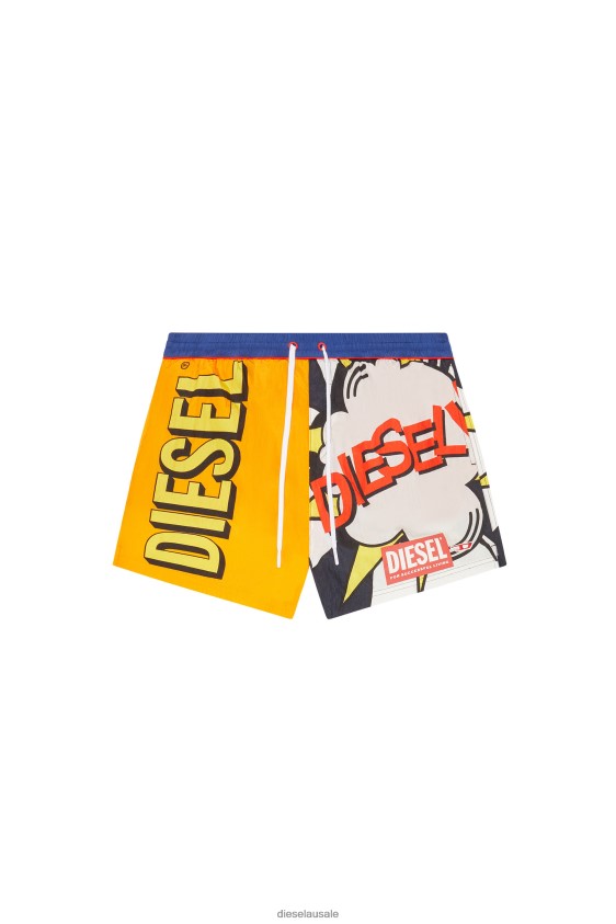 Diesel bmbx-nico Apparel Blue/Yellow Men 2XT44N476