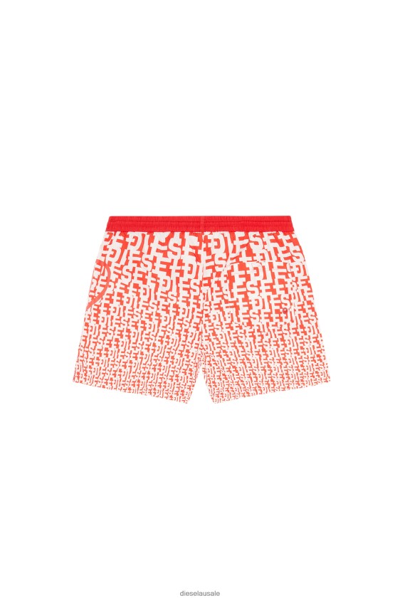 Diesel bmbx-nico Apparel Red/White Men 2XT44N474