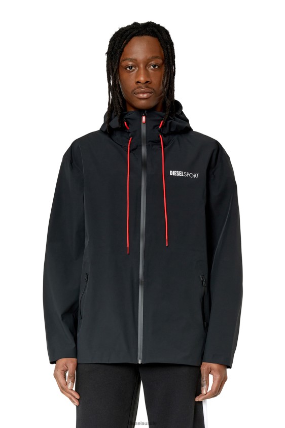 Diesel amwt-alan-wt38 Apparel Black Men 2XT44N41