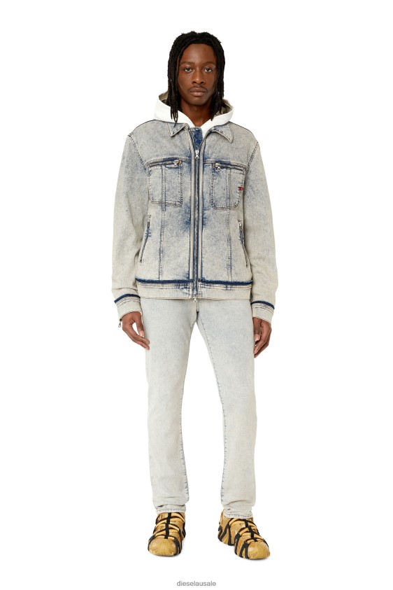 Diesel d-barcy-re Apparel Light Blue Men 2XT44N6