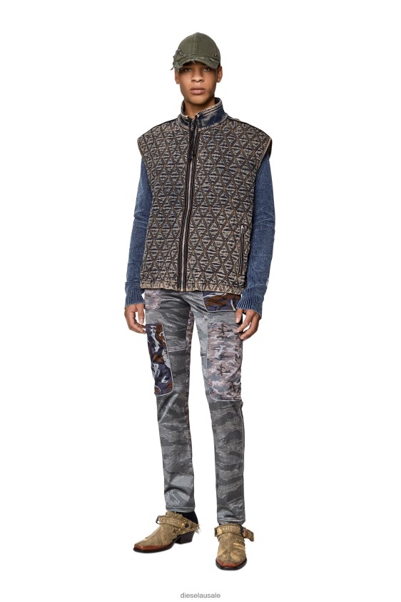Diesel d-kur-fs Apparel Blue Men 2XT44N9