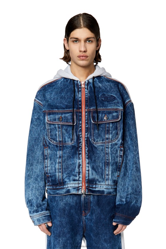 Diesel d-lill-one Apparel Medium blue Men 2XT44N61