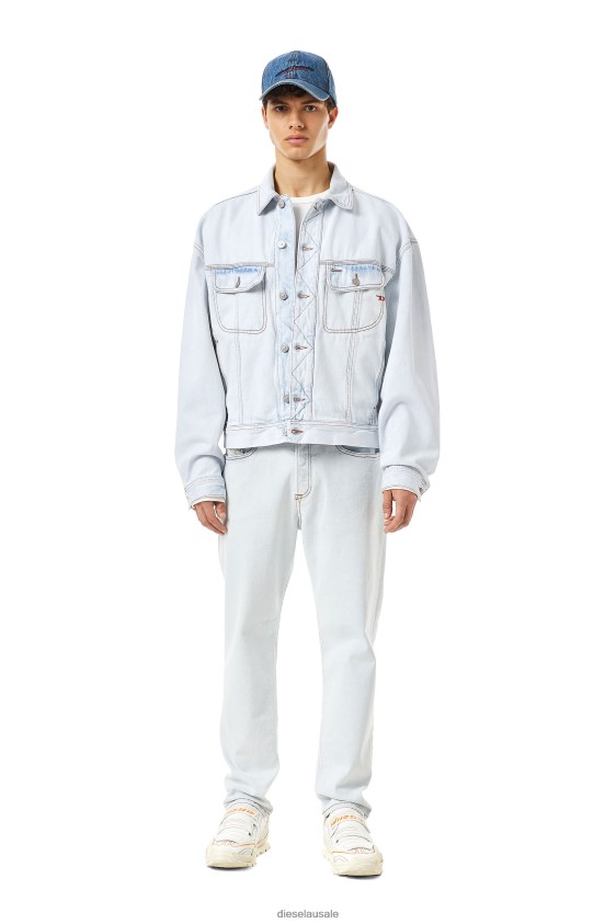 Diesel d-lillo trucker jacket Apparel Light Blue Men 2XT44N54
