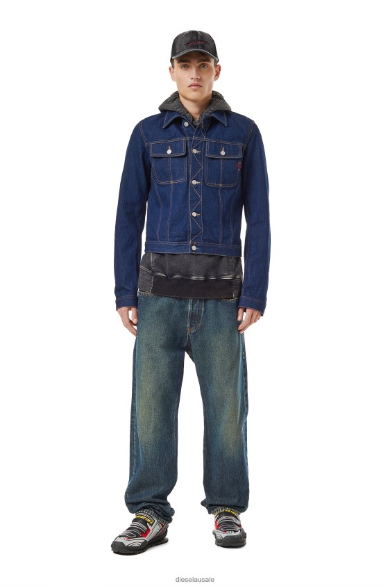 Diesel d-milo trucker jacket Apparel Dark Blue Men 2XT44N53