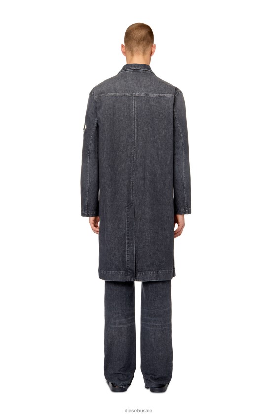 Diesel d-roku-long-fsc1 Apparel Black/Dark grey Men 2XT44N77