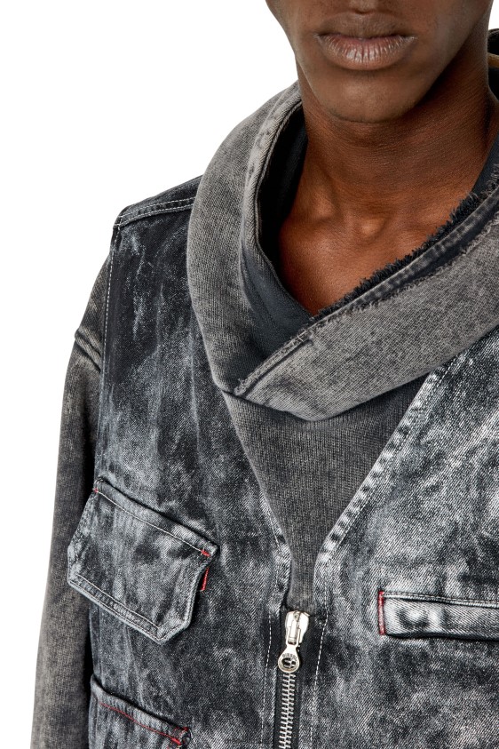 Diesel d-samp Apparel Black/Dark grey Men 2XT44N75