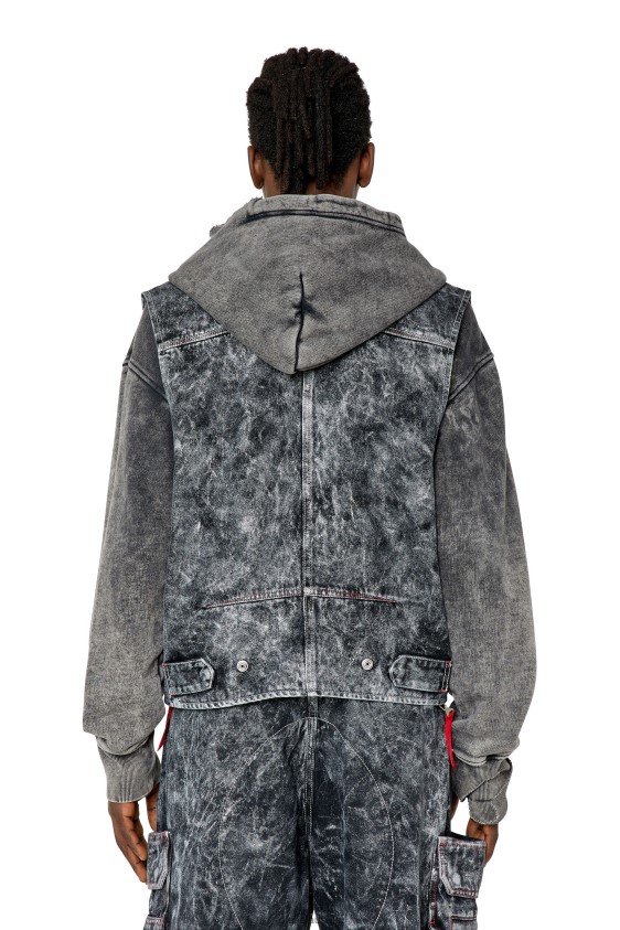 Diesel d-samp Apparel Black/Dark grey Men 2XT44N75