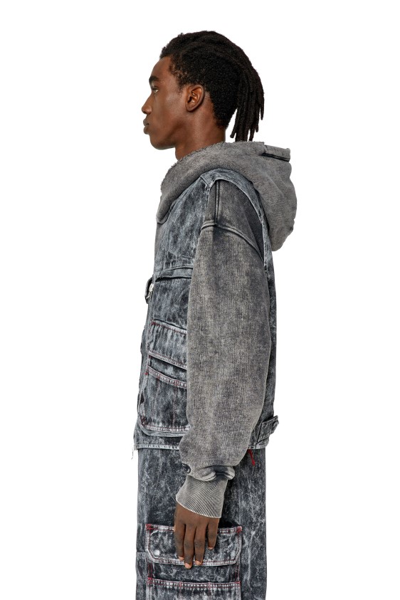 Diesel d-samp Apparel Black/Dark grey Men 2XT44N75