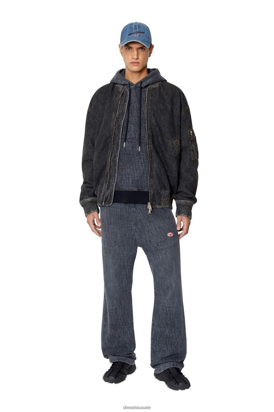 Diesel d-weltik Apparel Black/Dark grey Men 2XT44N83