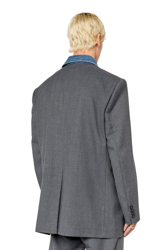 Diesel j-abbas Apparel Grey Men 2XT44N58