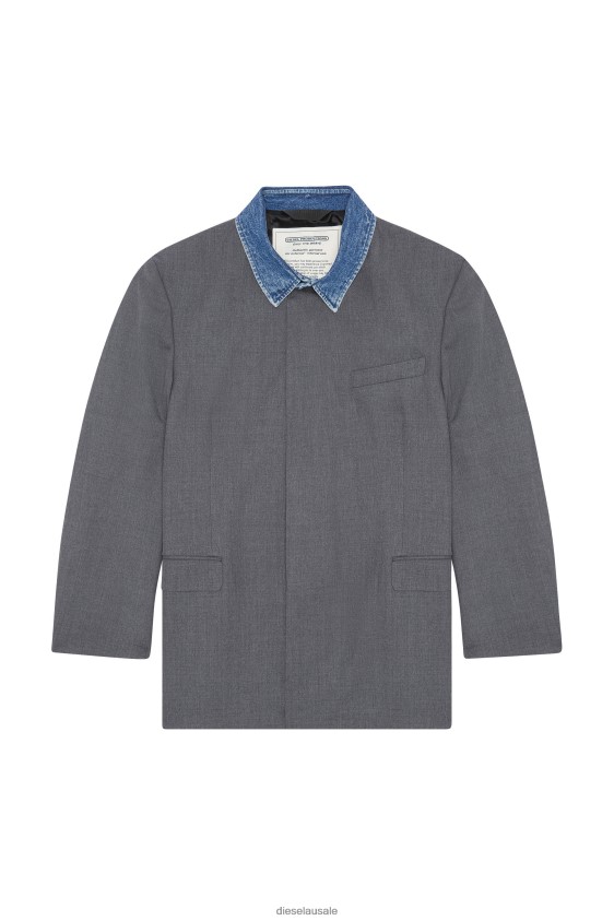 Diesel j-abbas Apparel Grey Men 2XT44N58