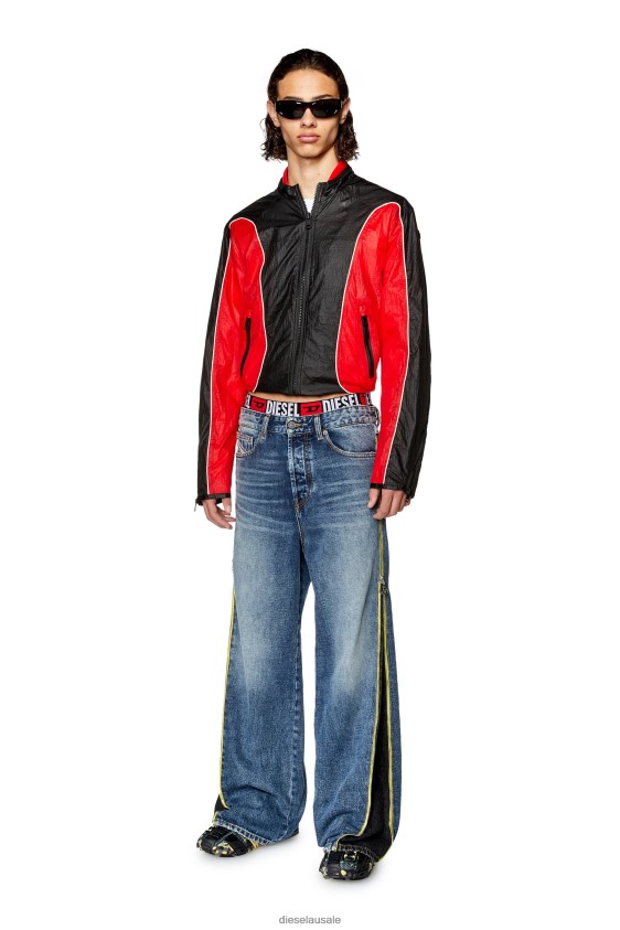 Diesel j-blinkid-a Apparel Red/Black Men 2XT44N11