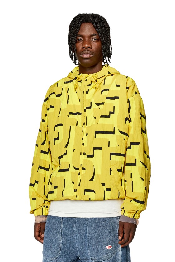 Diesel j-jass-mon-print Apparel Yellow Men 2XT44N20