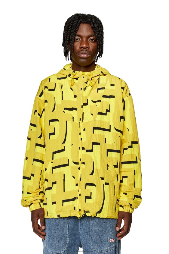Diesel j-jass-mon-print Apparel Yellow Men 2XT44N20