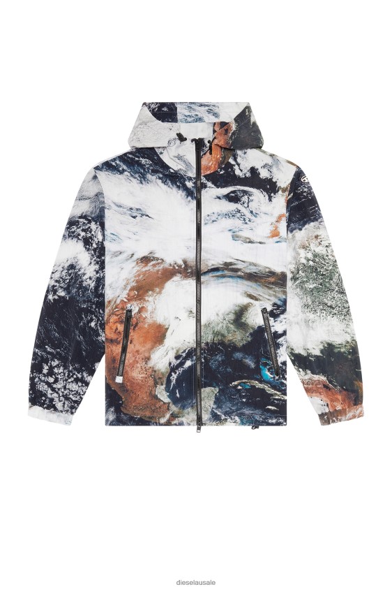 Diesel j-warrett-print Apparel Black/White Men 2XT44N5
