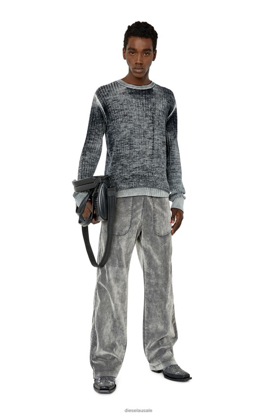 Diesel k-andelero Apparel Grey Men 2XT44N88