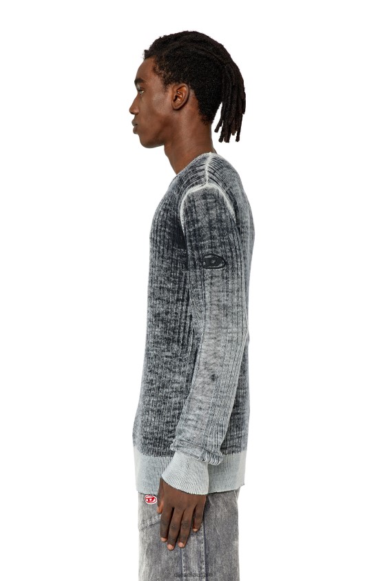 Diesel k-andelero Apparel Grey Men 2XT44N88