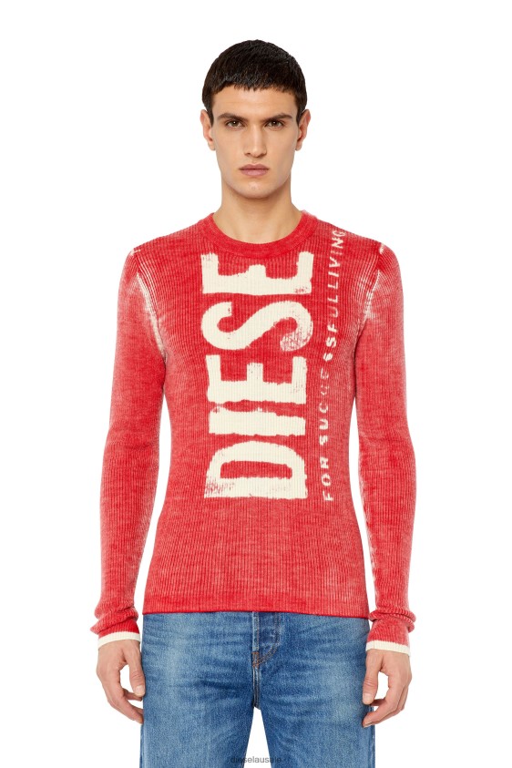 Diesel k-atullus-round Apparel Red Men 2XT44N87