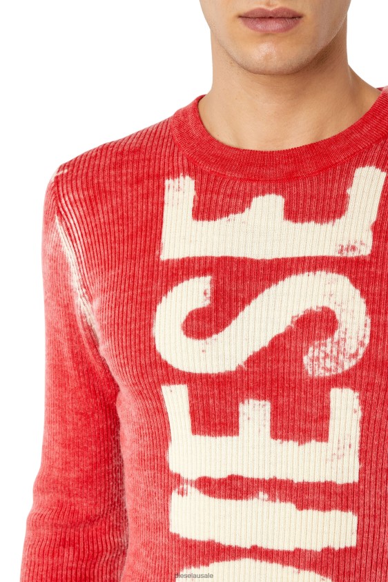 Diesel k-atullus-round Apparel Red Men 2XT44N87