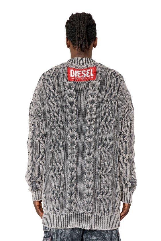 Diesel k-elindo Apparel Grey Men 2XT44N114