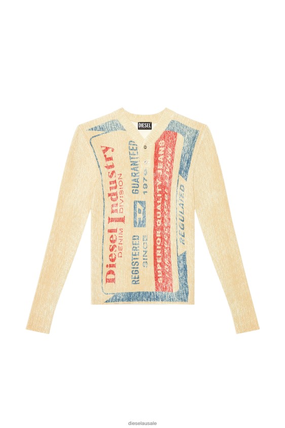 Diesel k-lancy Apparel Beige Men 2XT44N118