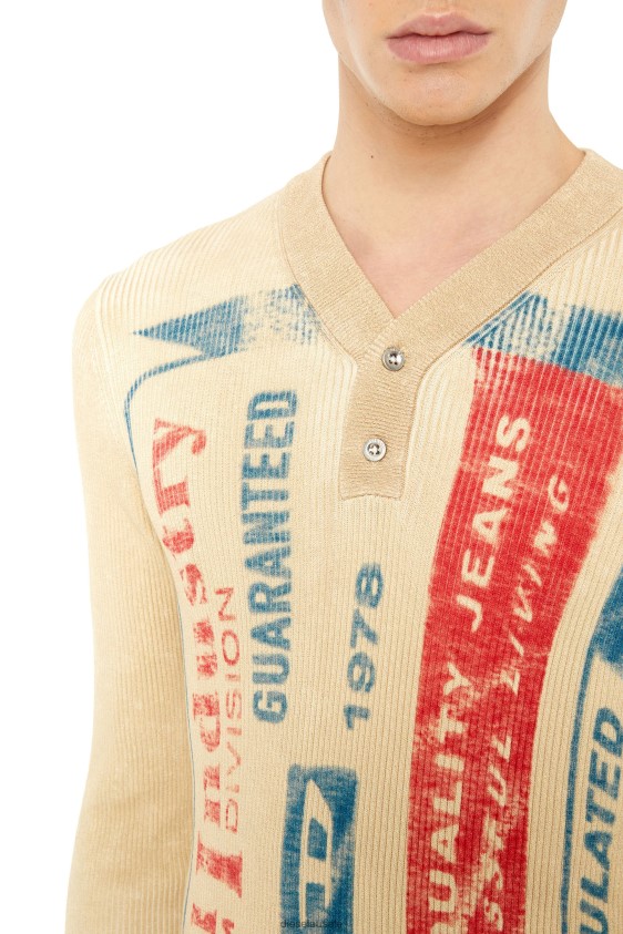 Diesel k-lancy Apparel Beige Men 2XT44N118