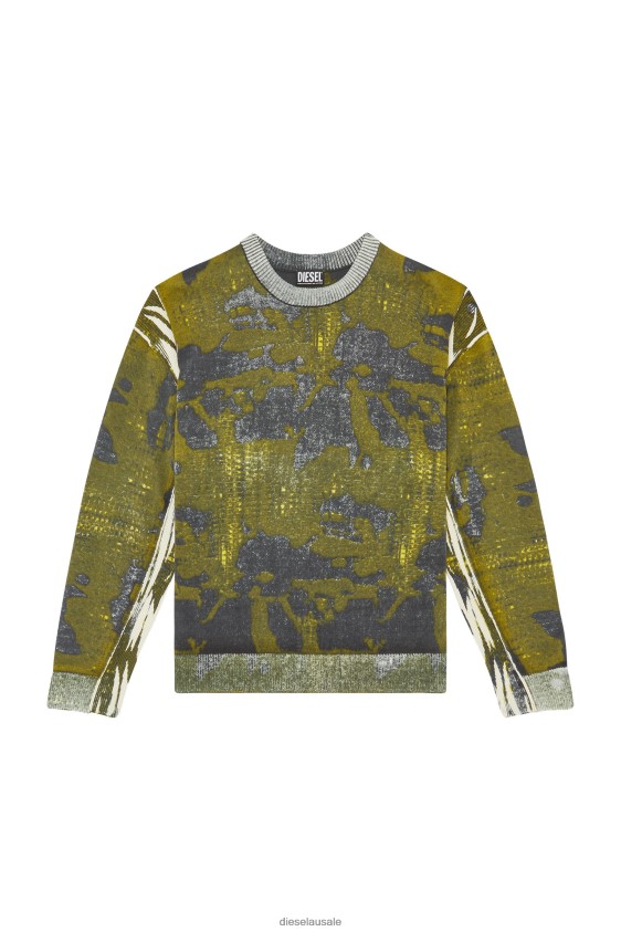 Diesel k-laran Apparel Black/Green Men 2XT44N108