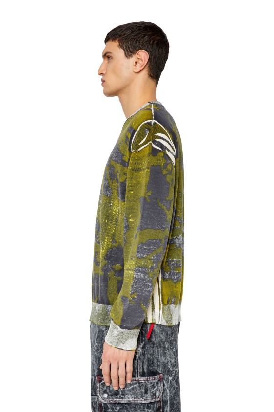 Diesel k-laran Apparel Black/Green Men 2XT44N108