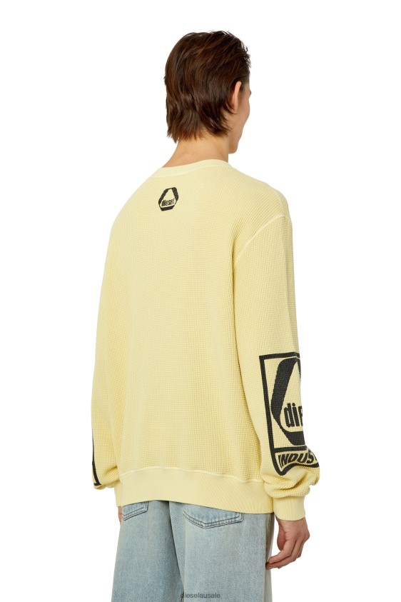 Diesel s-ginaffle Apparel Yellow Men 2XT44N121