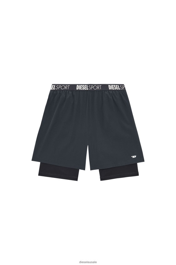 Diesel amwb-addie-wt37 Apparel Black Men 2XT44N481