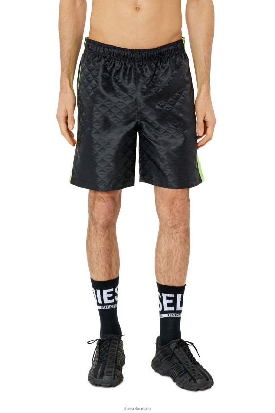 Diesel amwb-leslie-ht28 Apparel Black Men 2XT44N387