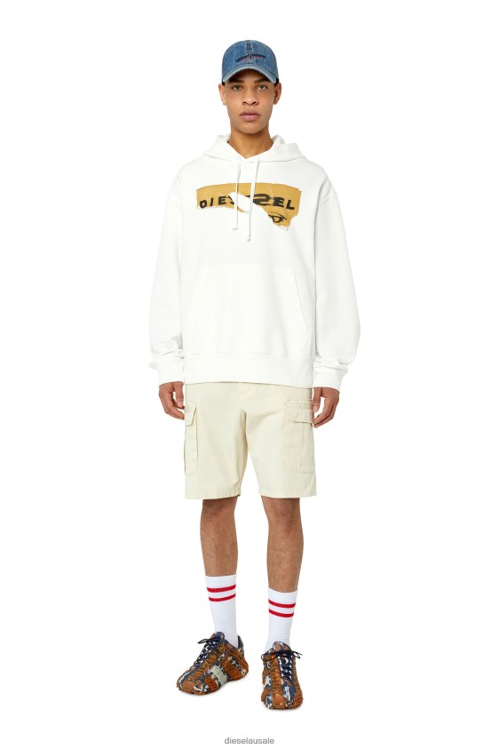 Diesel p-argy-short Apparel White Men 2XT44N416