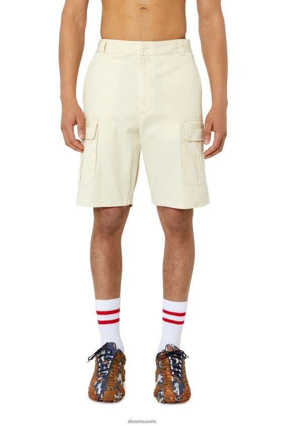 Diesel p-argy-short Apparel White Men 2XT44N416