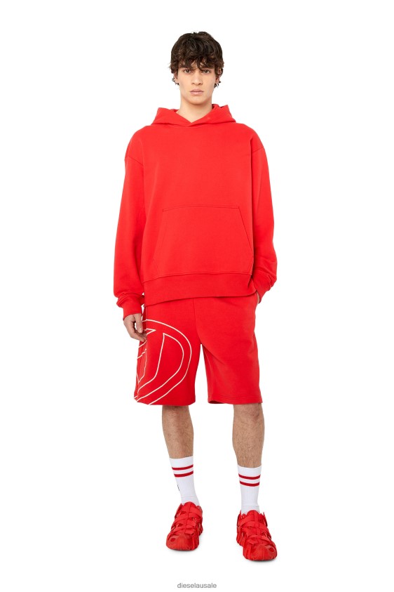 Diesel p-crow-megoval Apparel Red Men 2XT44N339