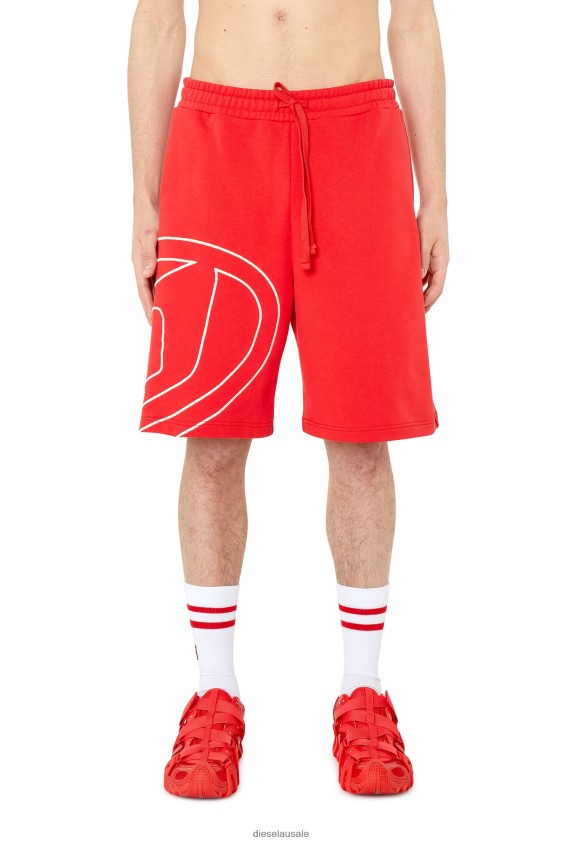 Diesel p-crow-megoval Apparel Red Men 2XT44N339