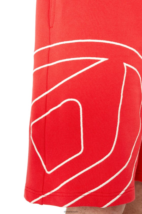 Diesel p-crow-megoval Apparel Red Men 2XT44N339