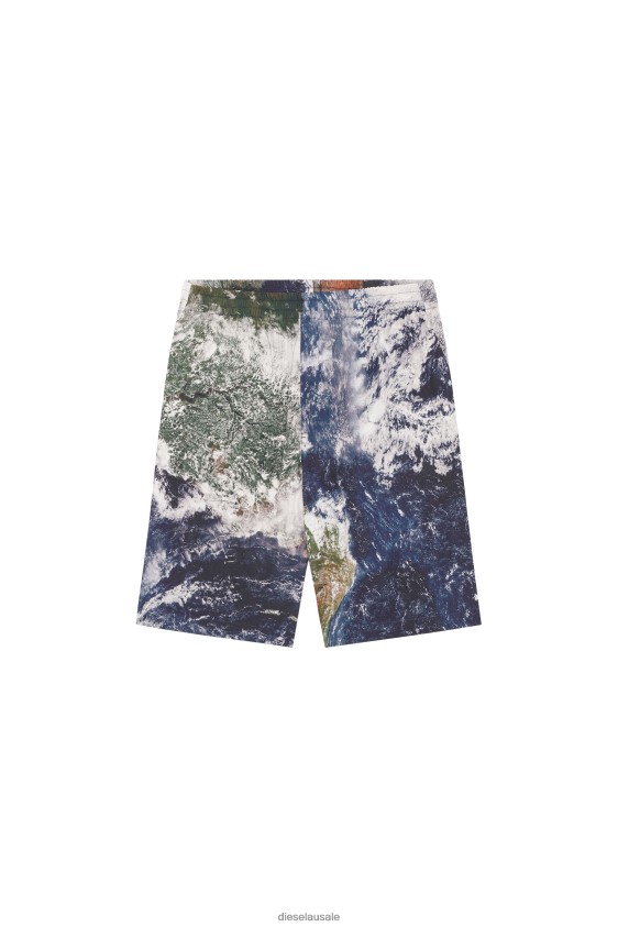 Diesel p-ferg-cmf Apparel Black/White Men 2XT44N358