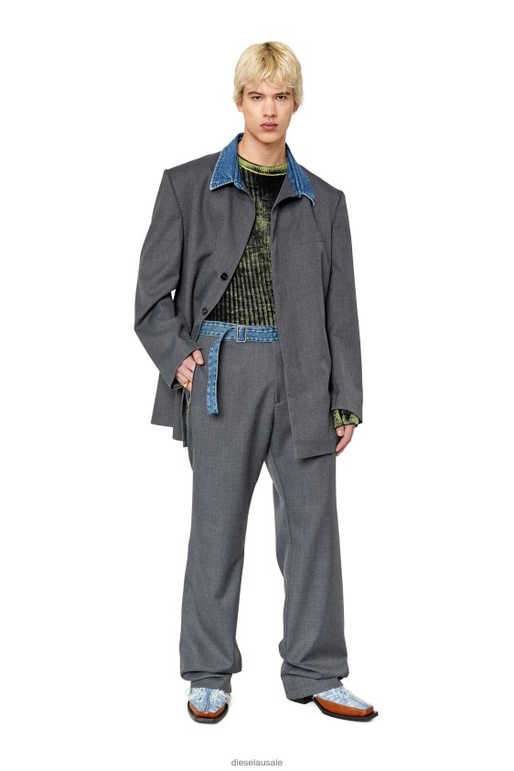 Diesel p-gold-a Apparel Dark grey Men 2XT44N342