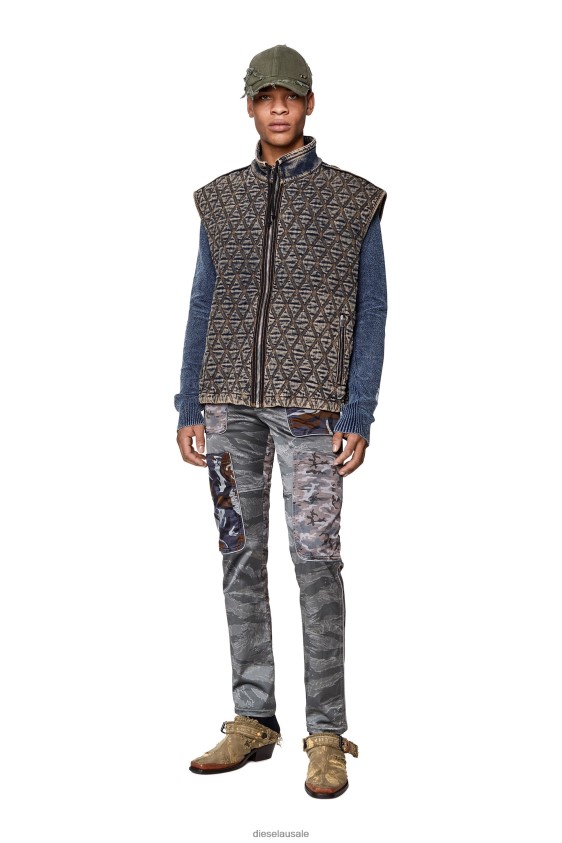 Diesel p-jose-cmf Apparel Grey/Brown Men 2XT44N365