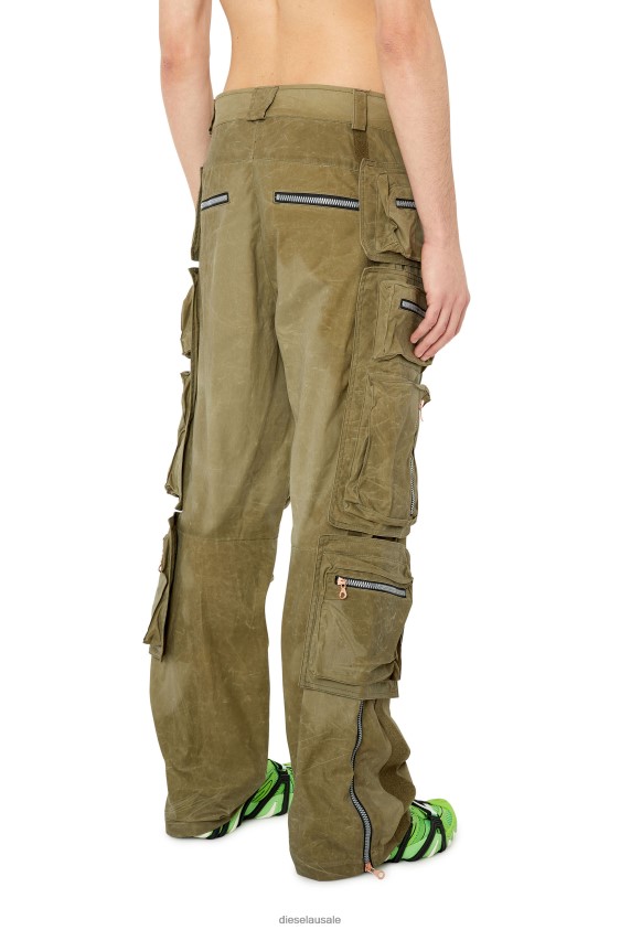 Diesel p-kon Apparel Military Green Men 2XT44N412
