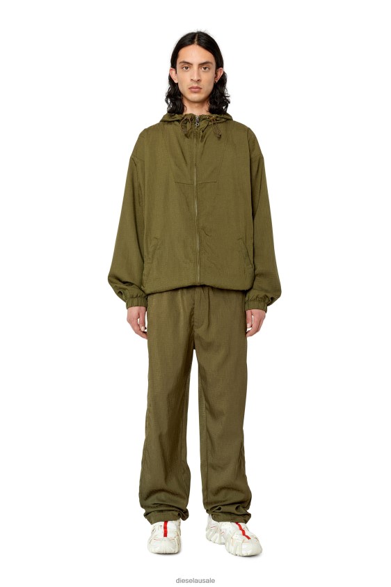 Diesel p-sports-mon Apparel Military Green Men 2XT44N419