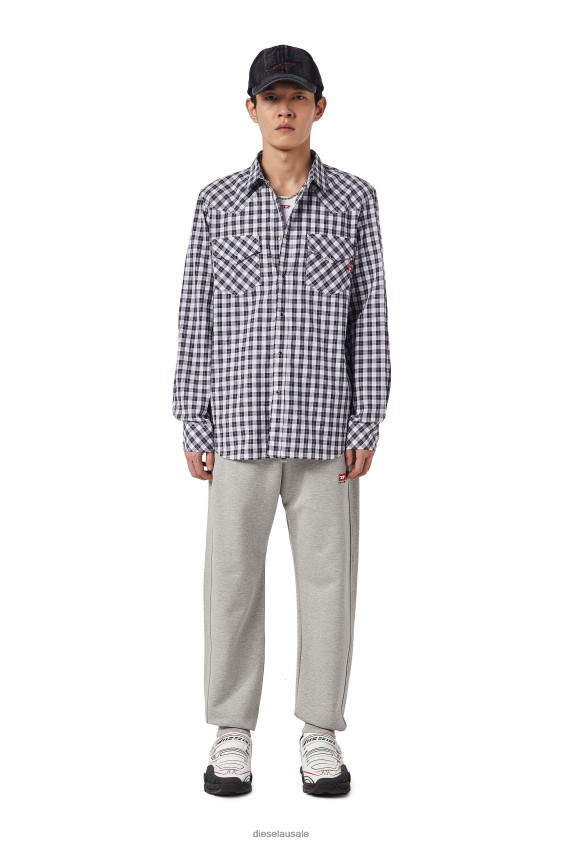 Diesel p-tary-div Apparel Grey Men 2XT44N363
