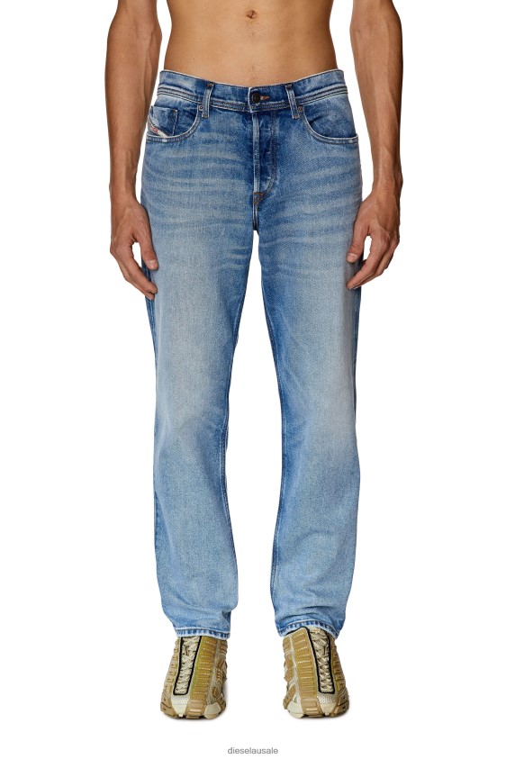 Diesel tapered jeans 2023 d-finitive 09g24 Apparel Light Blue Men 2XT44N347